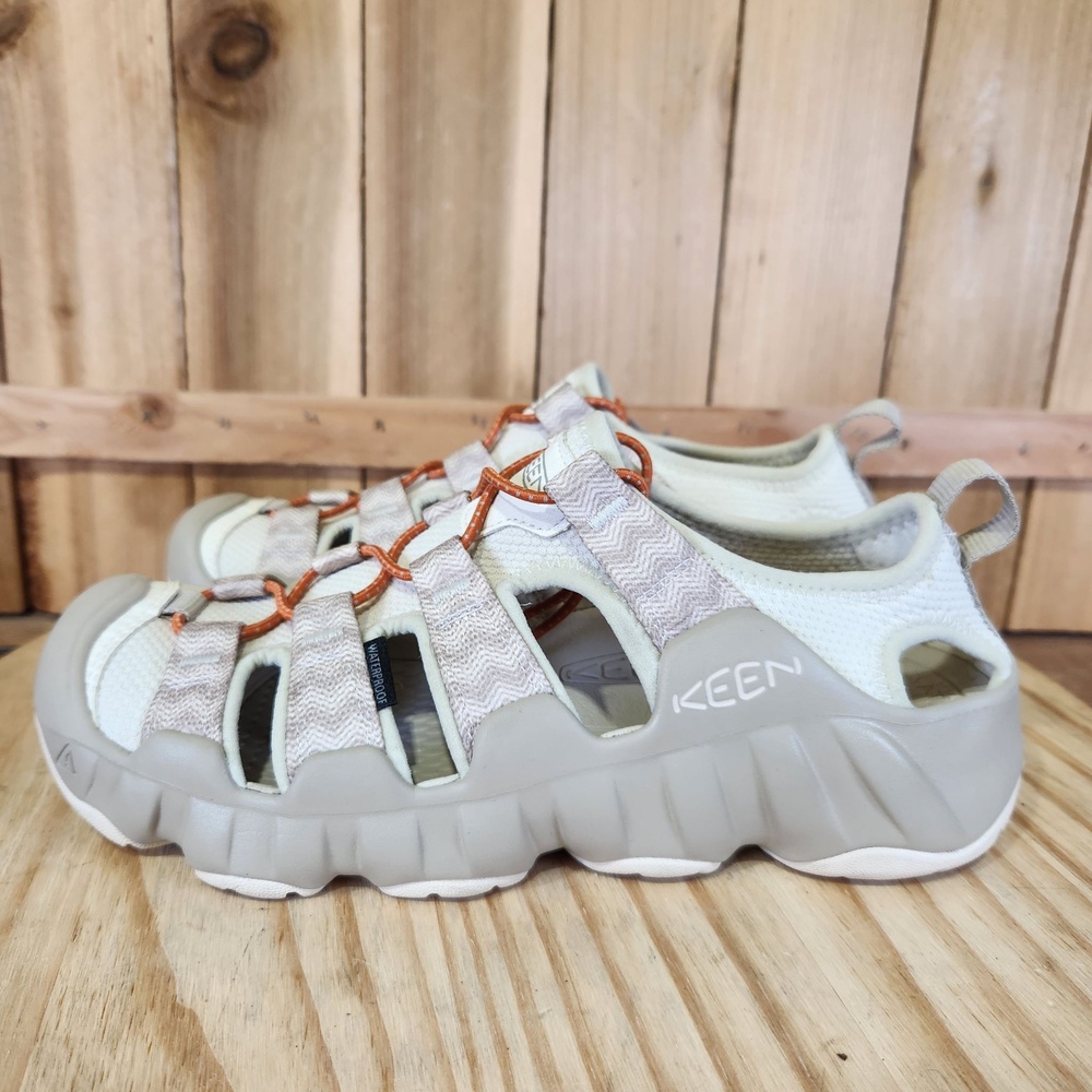 KEEN Hyperport H2 Sandals Shoes Womens 7.5 38 EU Beige Strappy Hiking Outdoor